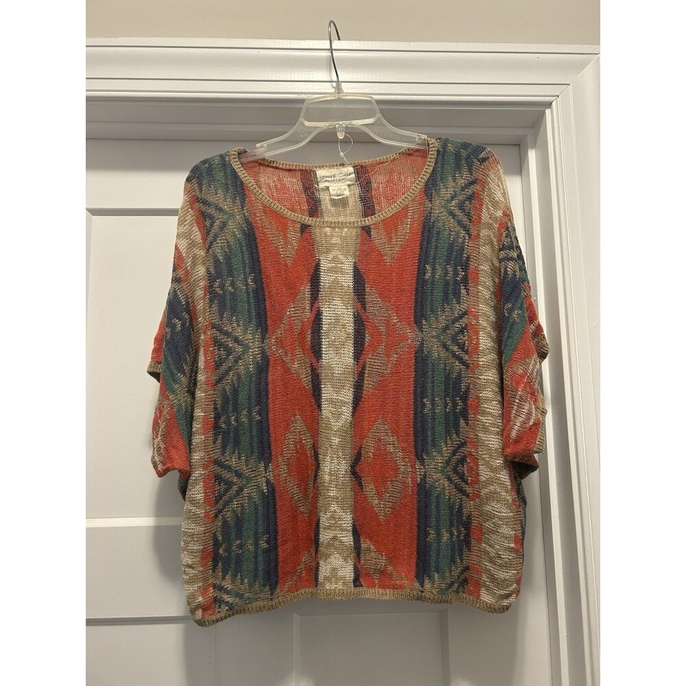 Denim & Supply Ralph Lauren Vintage Womens Sweater Poncho Size Medium Western